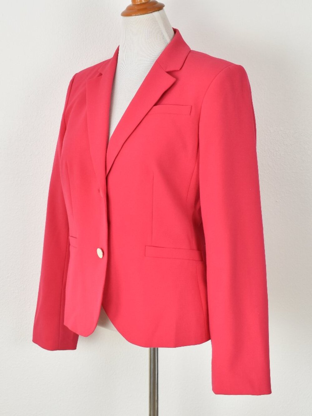 Calvin Klein Button Front Blazer Pink - 14 - Picture 2 of 7